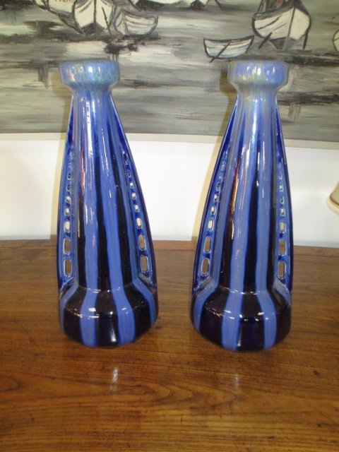 Pair Of Art Deco Vases