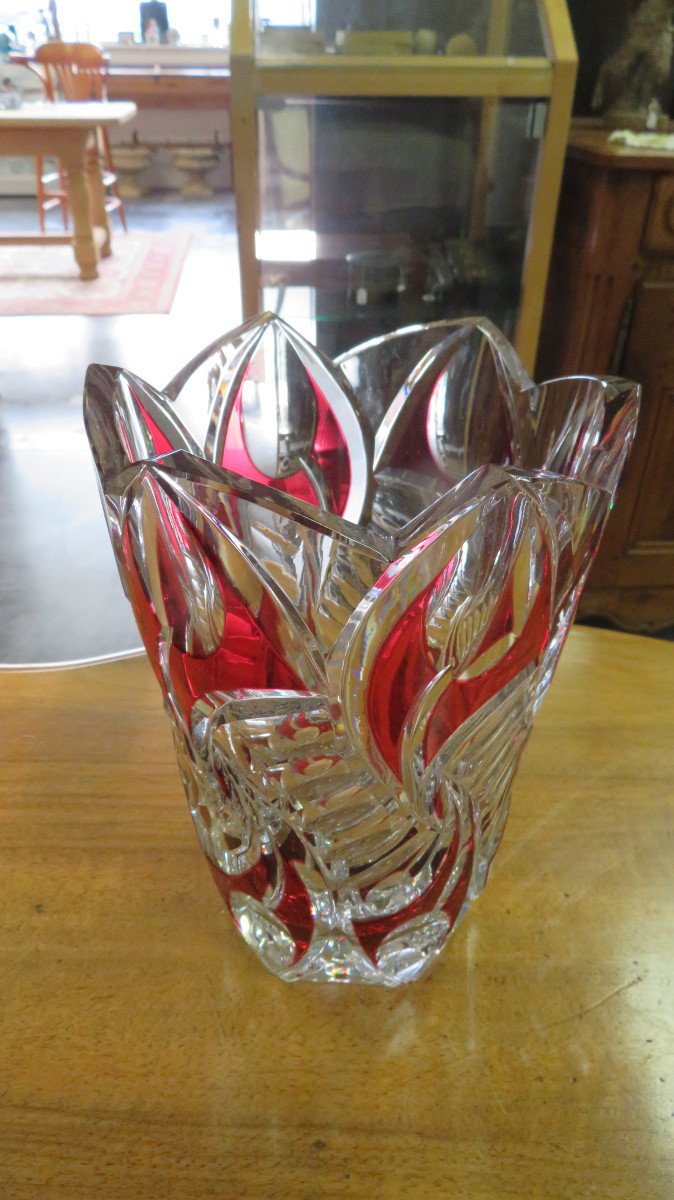 Saint Louis Crystal Vase-photo-4