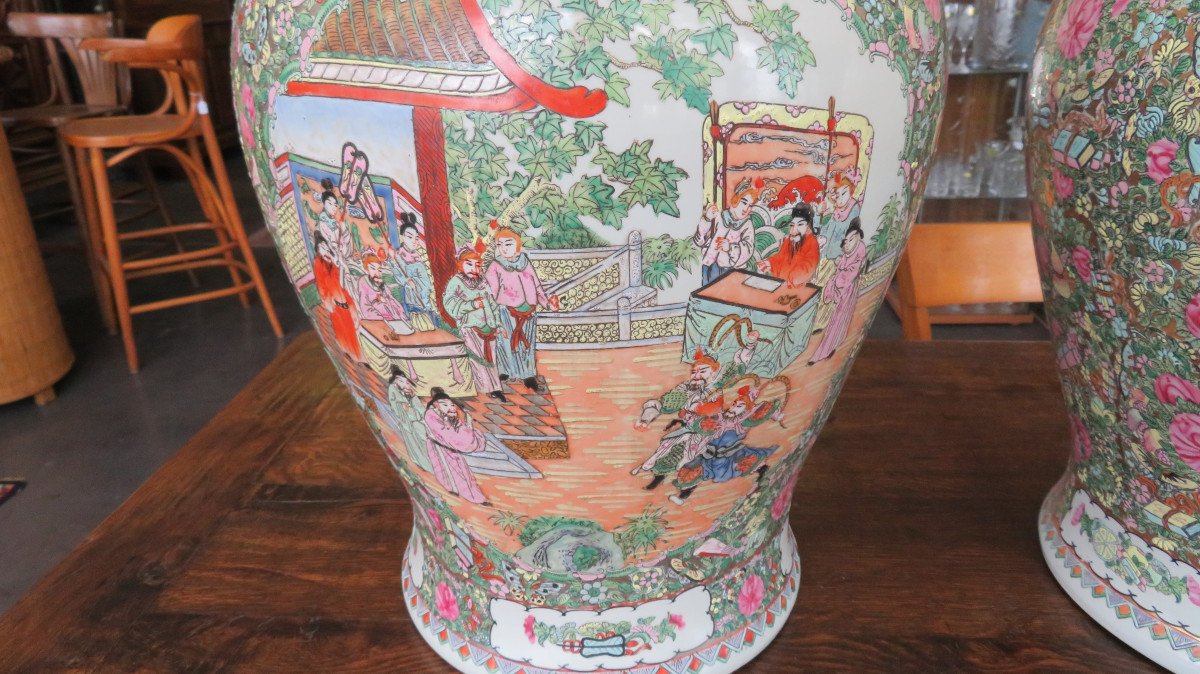 Paire De Vases Chinois-photo-1