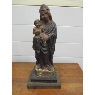 Statue Madonna And Child