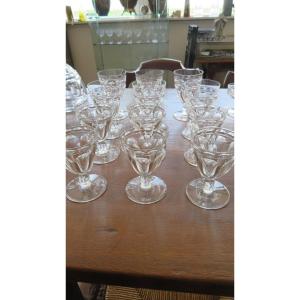 12 Baccarat Crystal Wine Glass