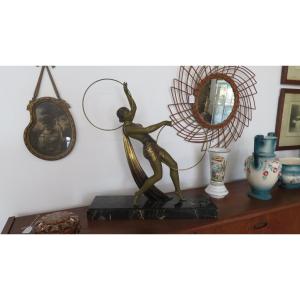 statue art déco signé J Dauvergne
