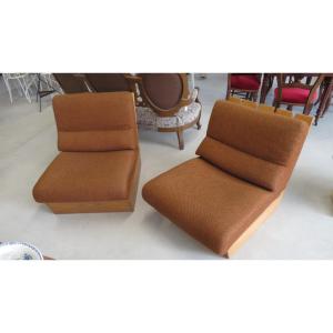 Paire de fauteuils année 60/70