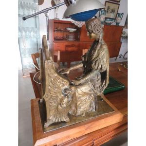 Femme au piano (Achille Fidi)