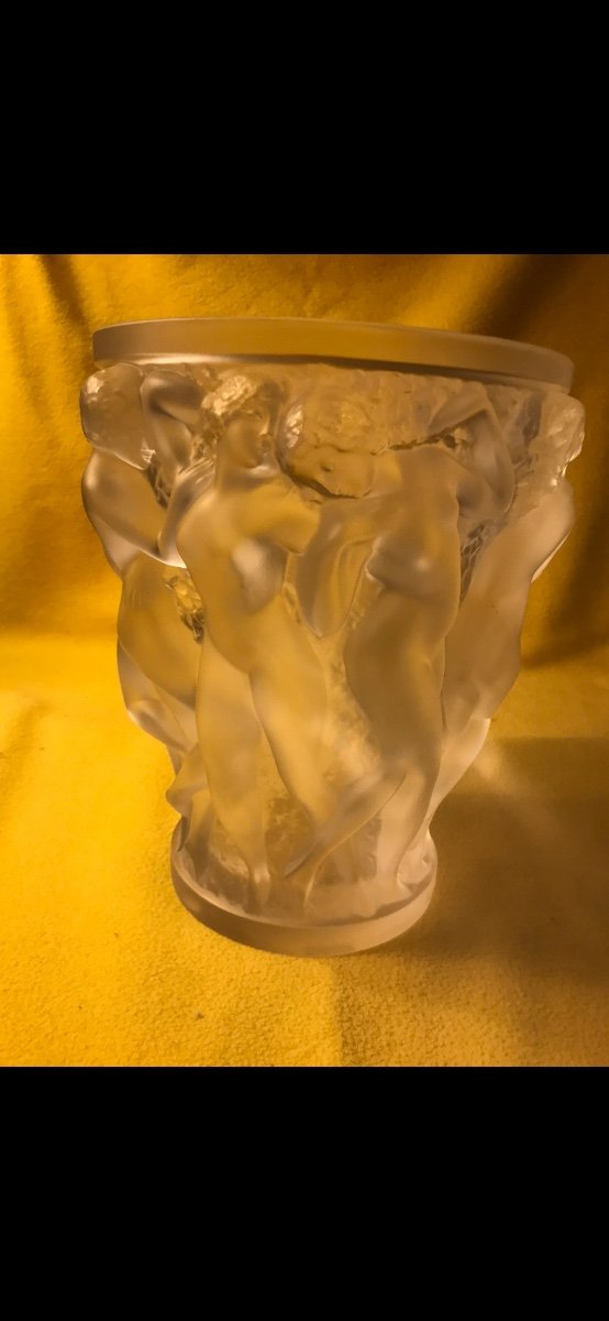 Vase Aux Bâchantes Lalique France-photo-2