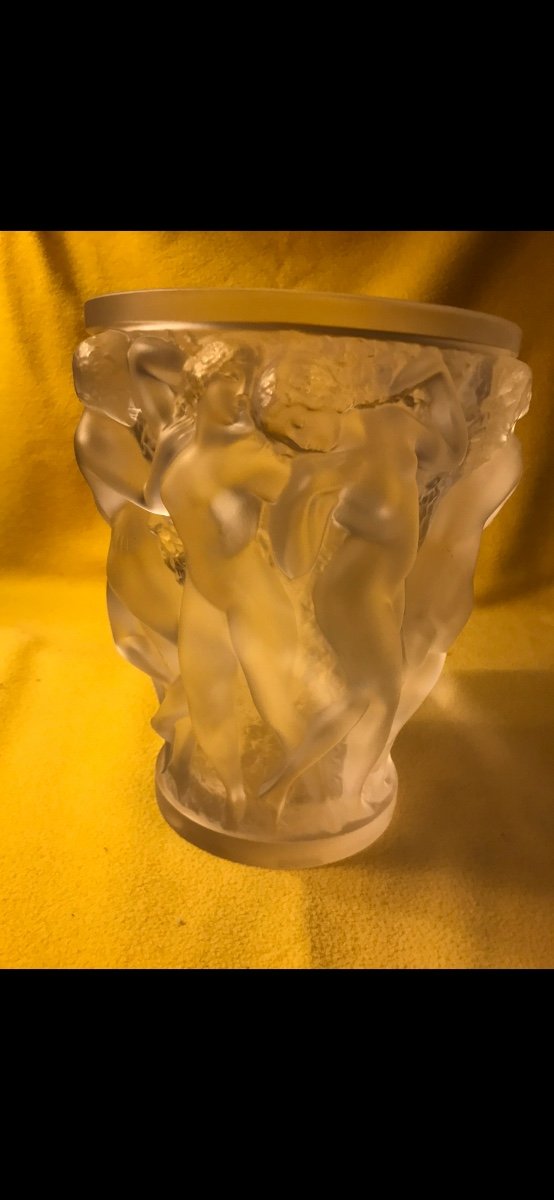 Vase With Bâchantes Lalique France-photo-2