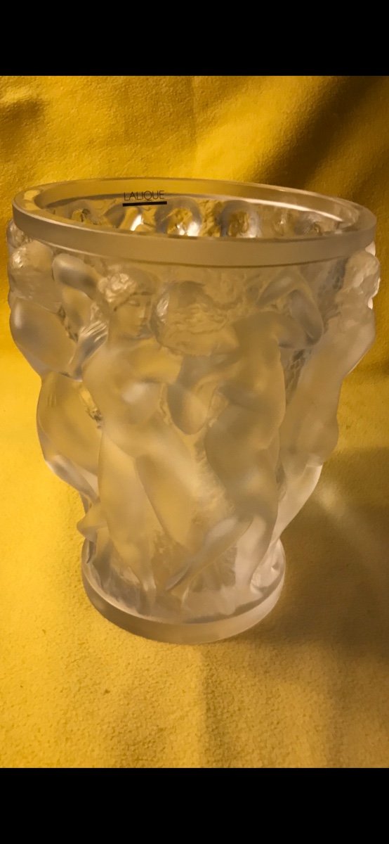 Vase With Bâchantes Lalique France-photo-3