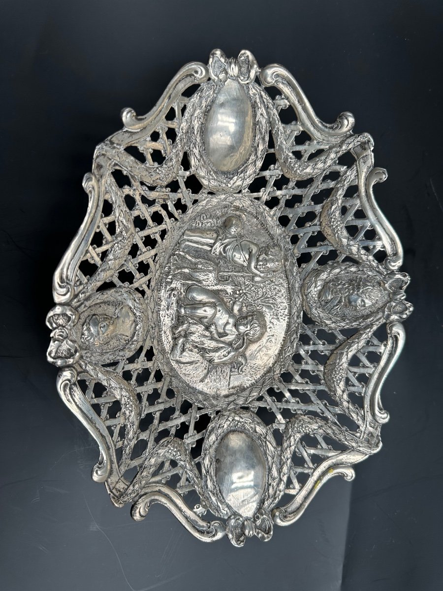 Corbeille En Argent massif Italie 