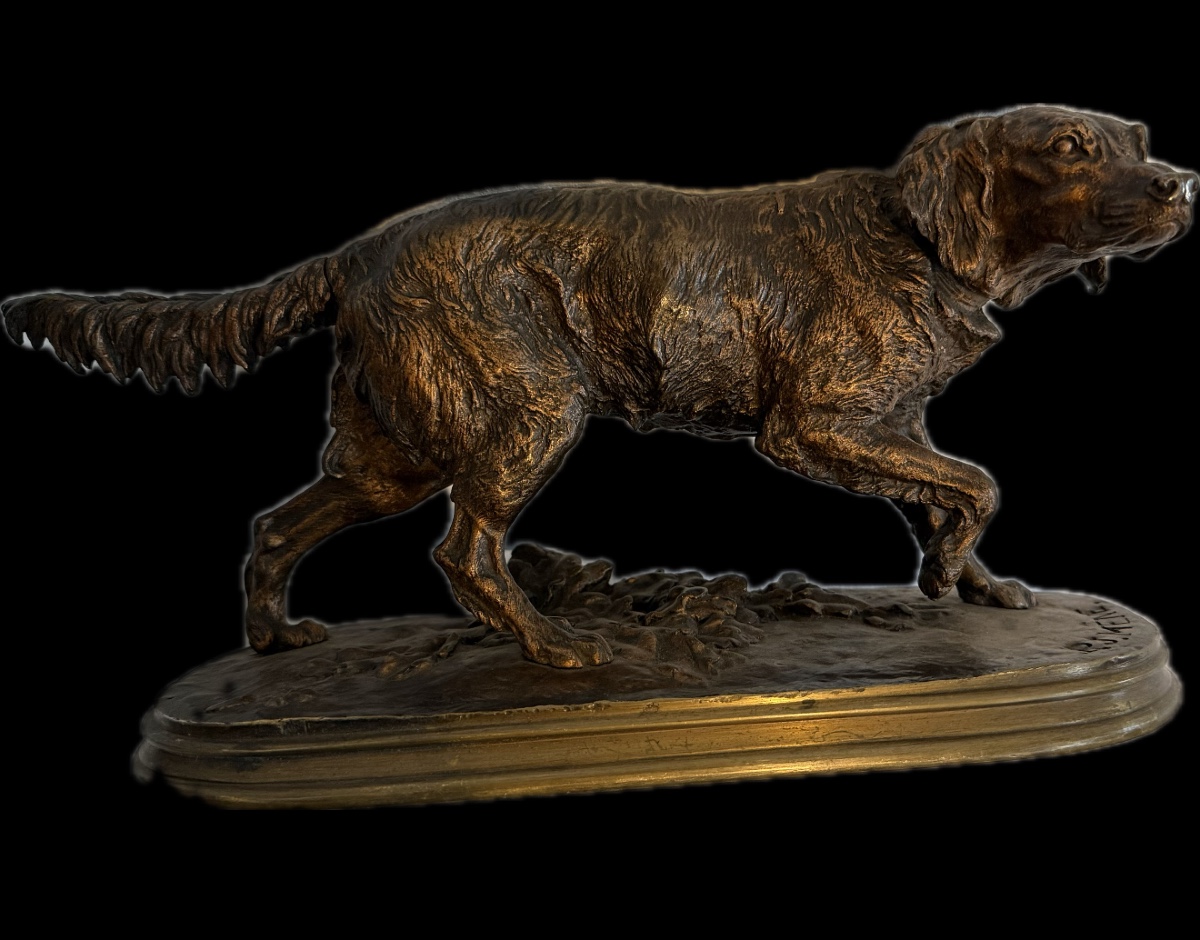 Bronze Hunting Dog
