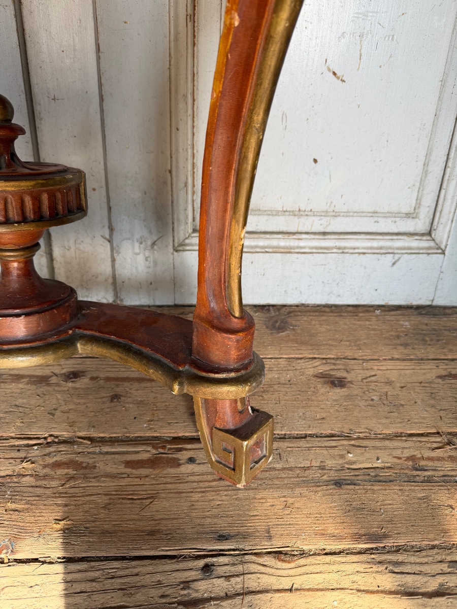 Louis XVI Ploychrome Side Tables -photo-3