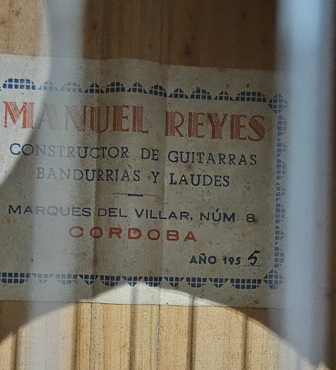 Spanish Guitar Manuel Reyes 1955 Cypress -photo-2