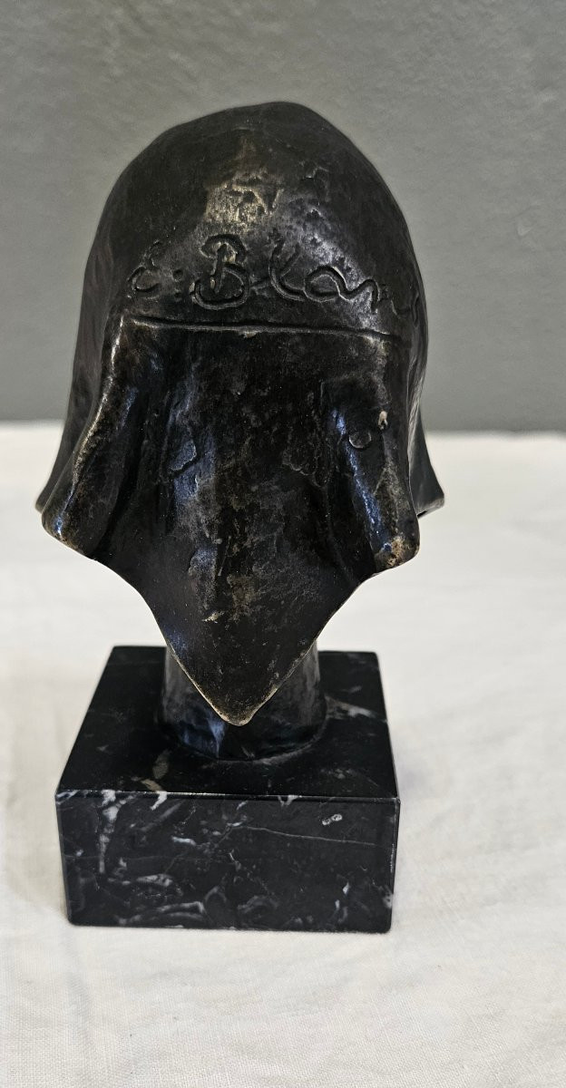 Euletrio BLASCO-FERRER  1907 - 1993 sculpture buste bronze-photo-3