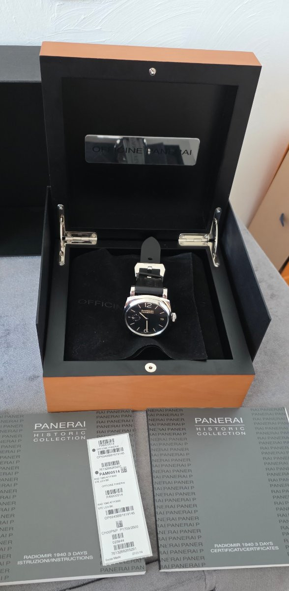 Montre panerai radiomir 1940 PAM 00514 FULLSET-photo-4