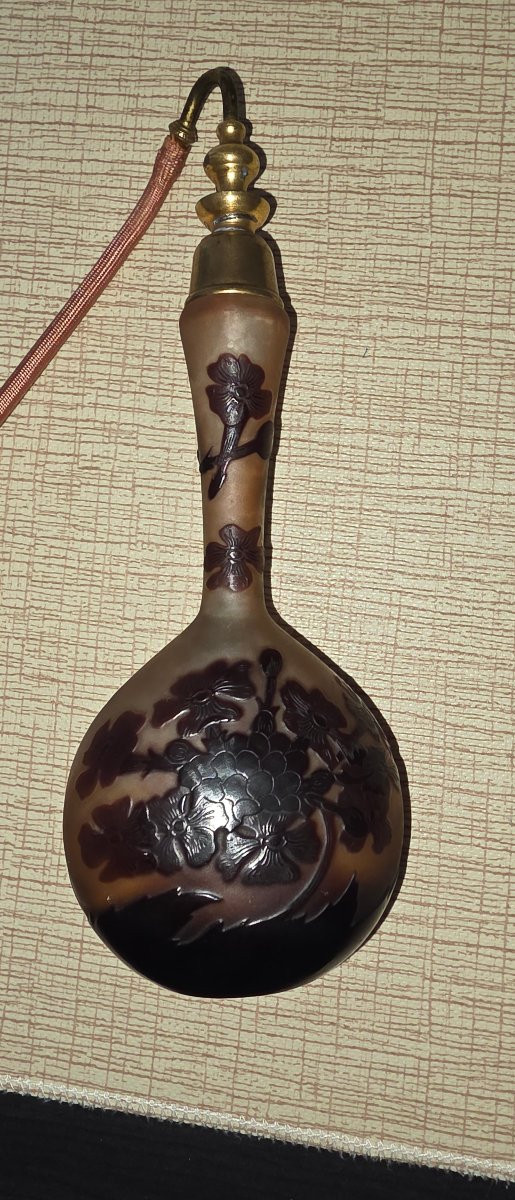 Vaporisateur pate de verre emile gallé-photo-4