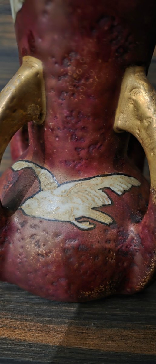 Vase austria amphora Autriche oiseaux-photo-2