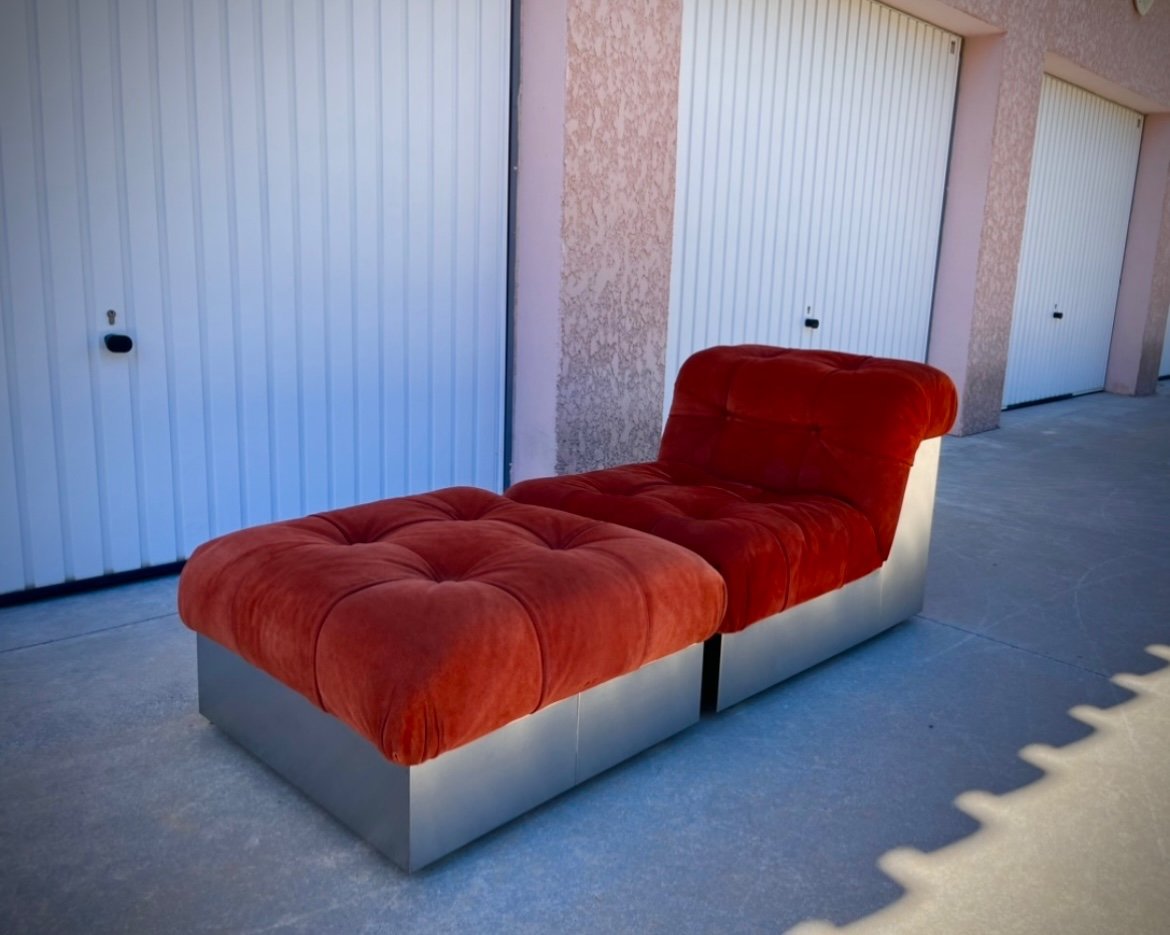 Canapé Giorgio Montani Pour Souplina Circa 70 -photo-3