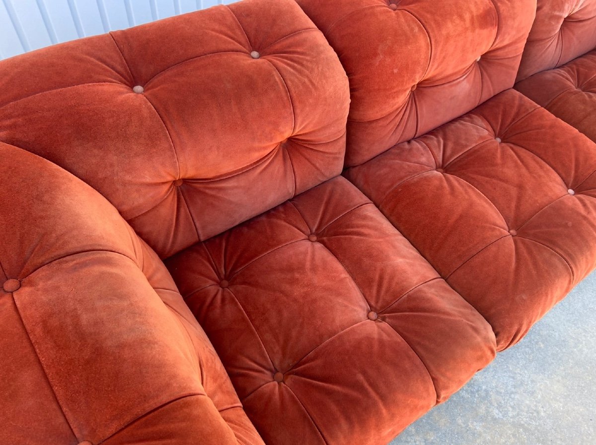 Canapé Giorgio Montani Pour Souplina Circa 70 -photo-5