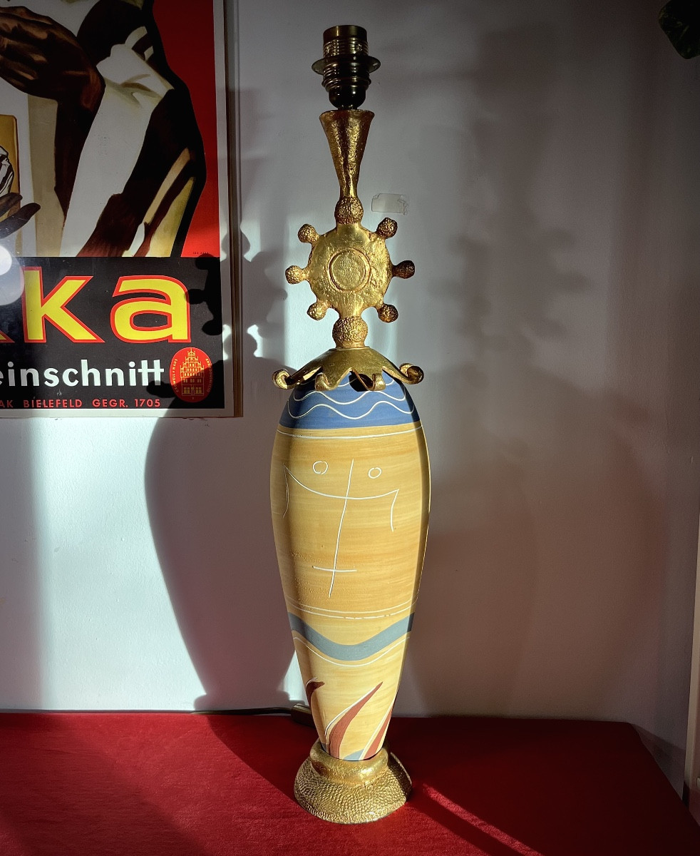 Large Pierre Casenove Lamp For Fondica-photo-2