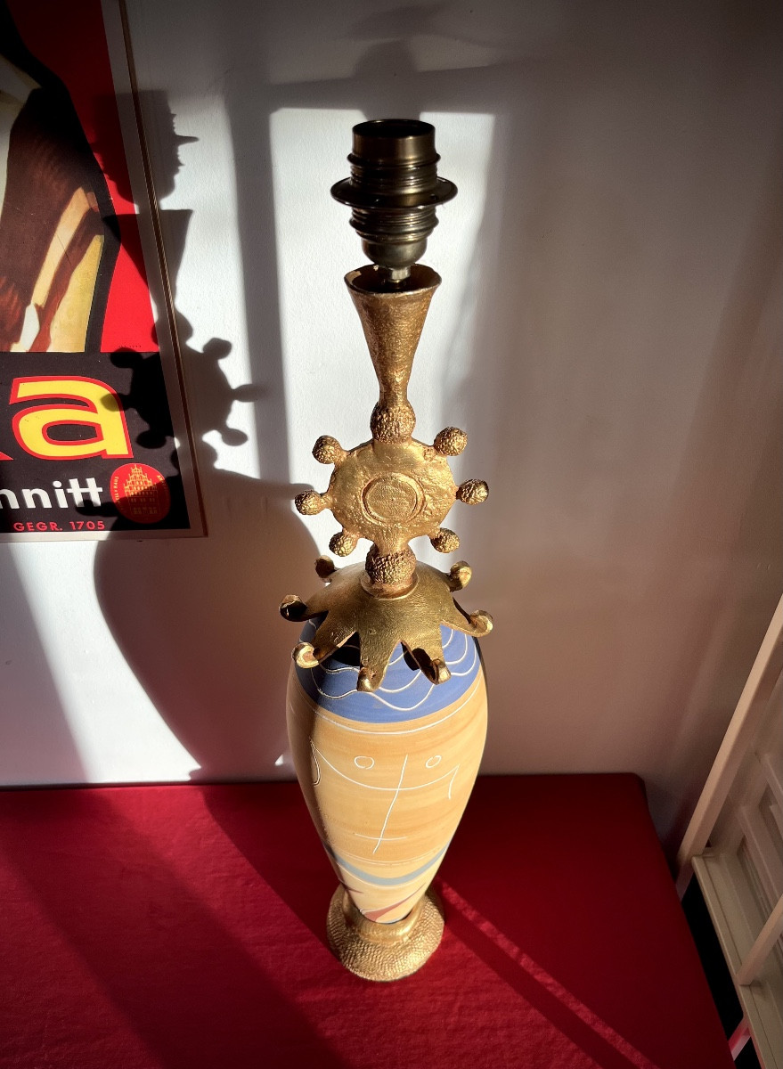 Large Pierre Casenove Lamp For Fondica-photo-1