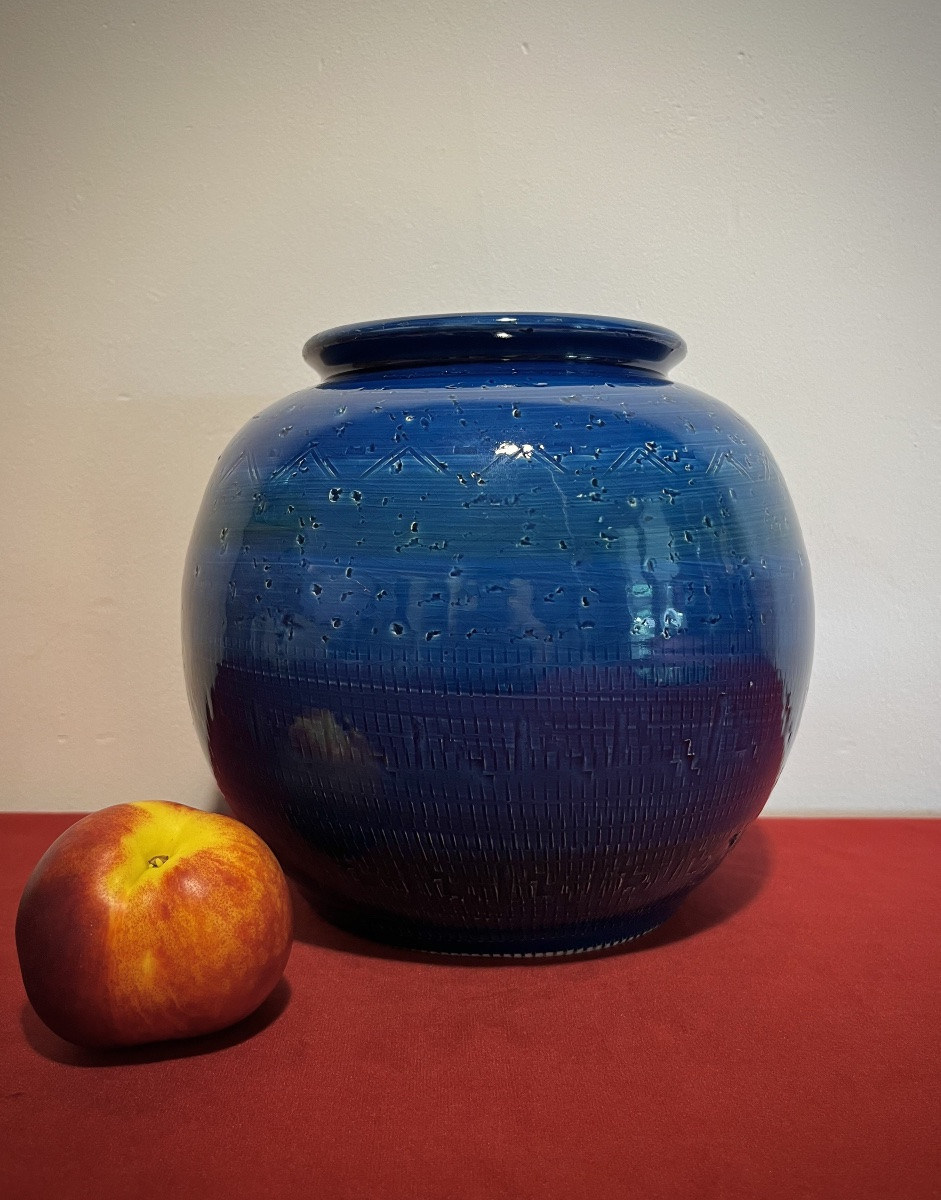 Vase En Céramique - Aldo Londi Pour Bitossi-photo-4