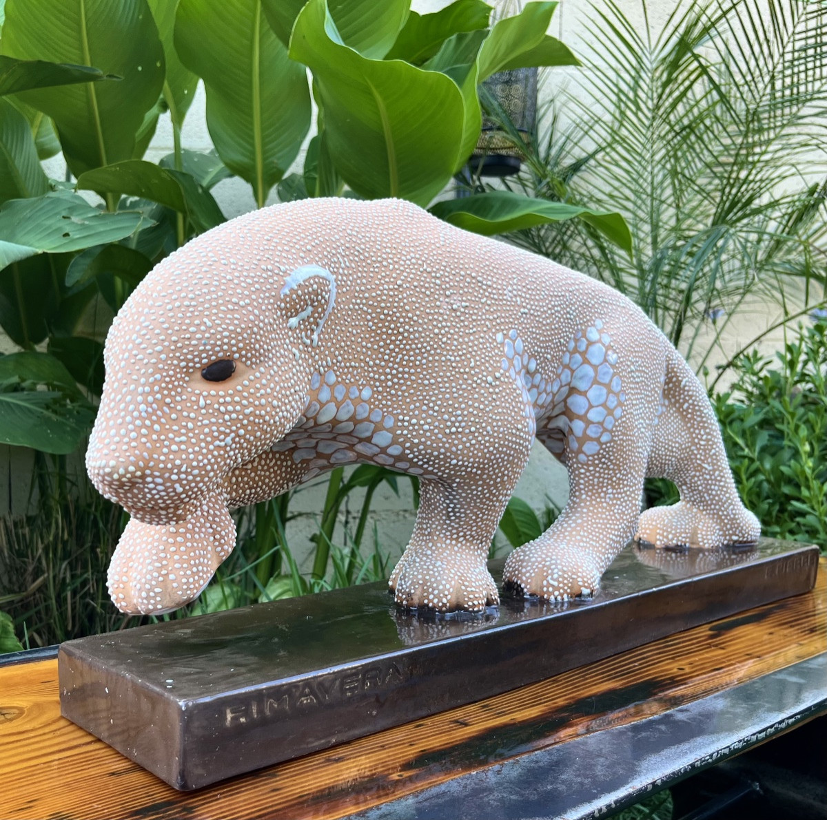 PRIMAVERA - Panthère En Céramique Circa 1930-photo-2