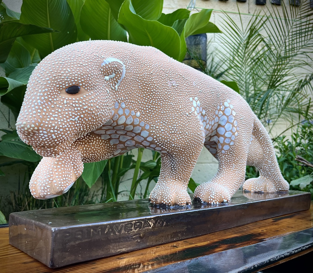 PRIMAVERA - Panthère En Céramique Circa 1930-photo-3