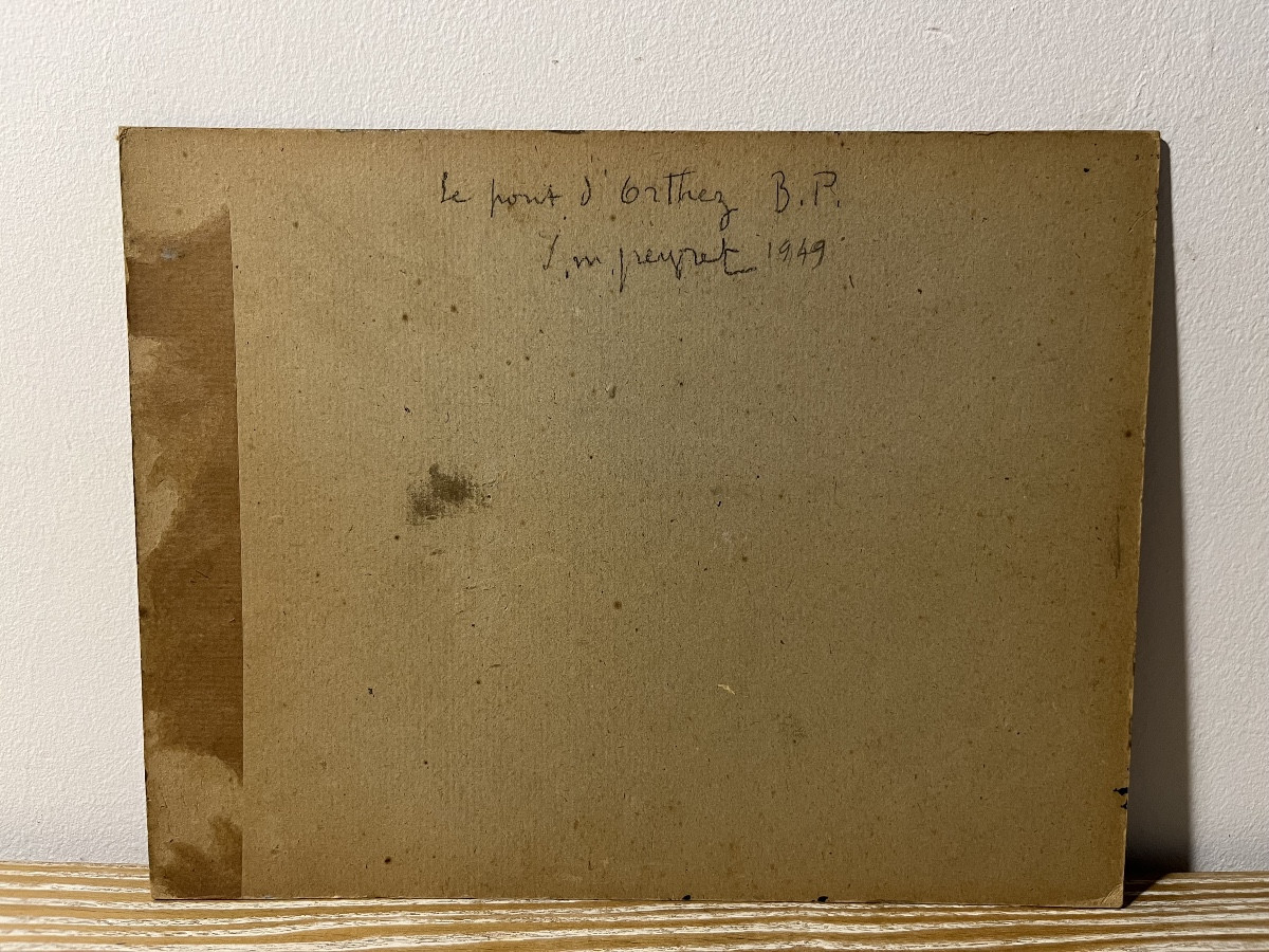 Le Pont d'Orthez - Isidore Marie Peyret Elève De Renoir -photo-2