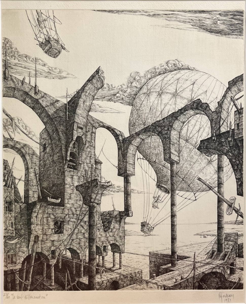 Miguel Fraley - Gravure Sur Papier 1981-photo-2