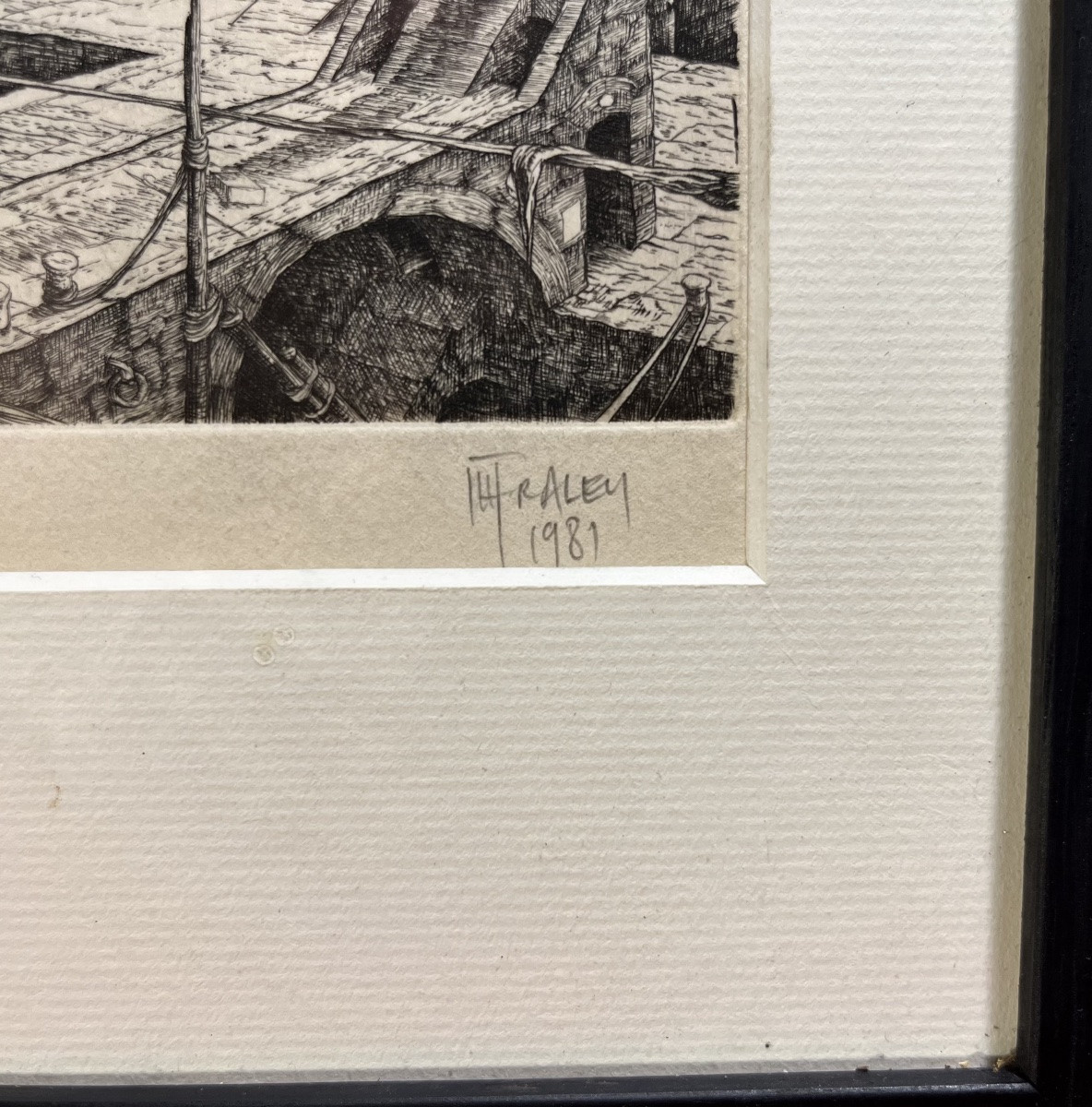 Miguel Fraley - Gravure Sur Papier 1981-photo-3