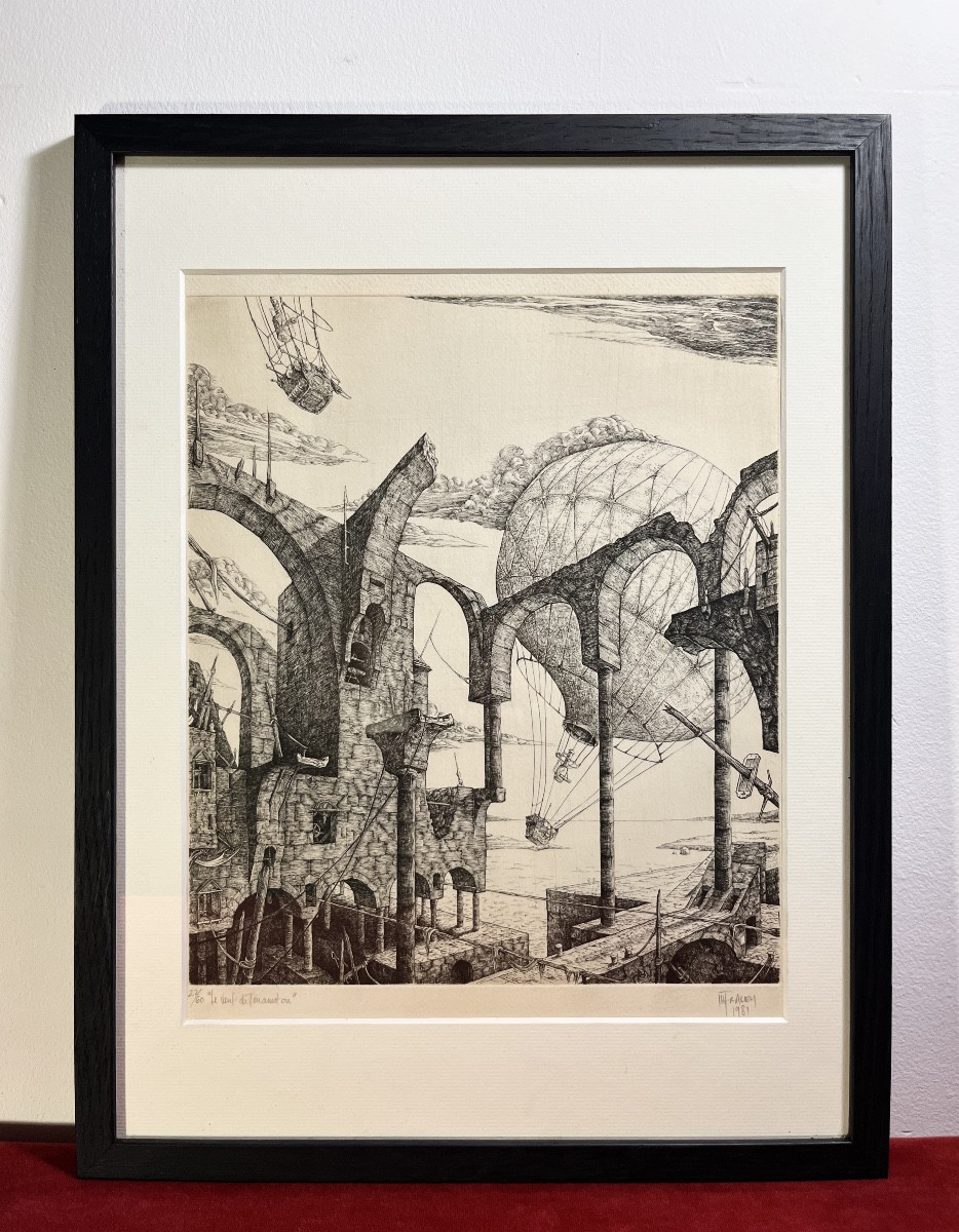 Miguel Fraley - Gravure Sur Papier 1981