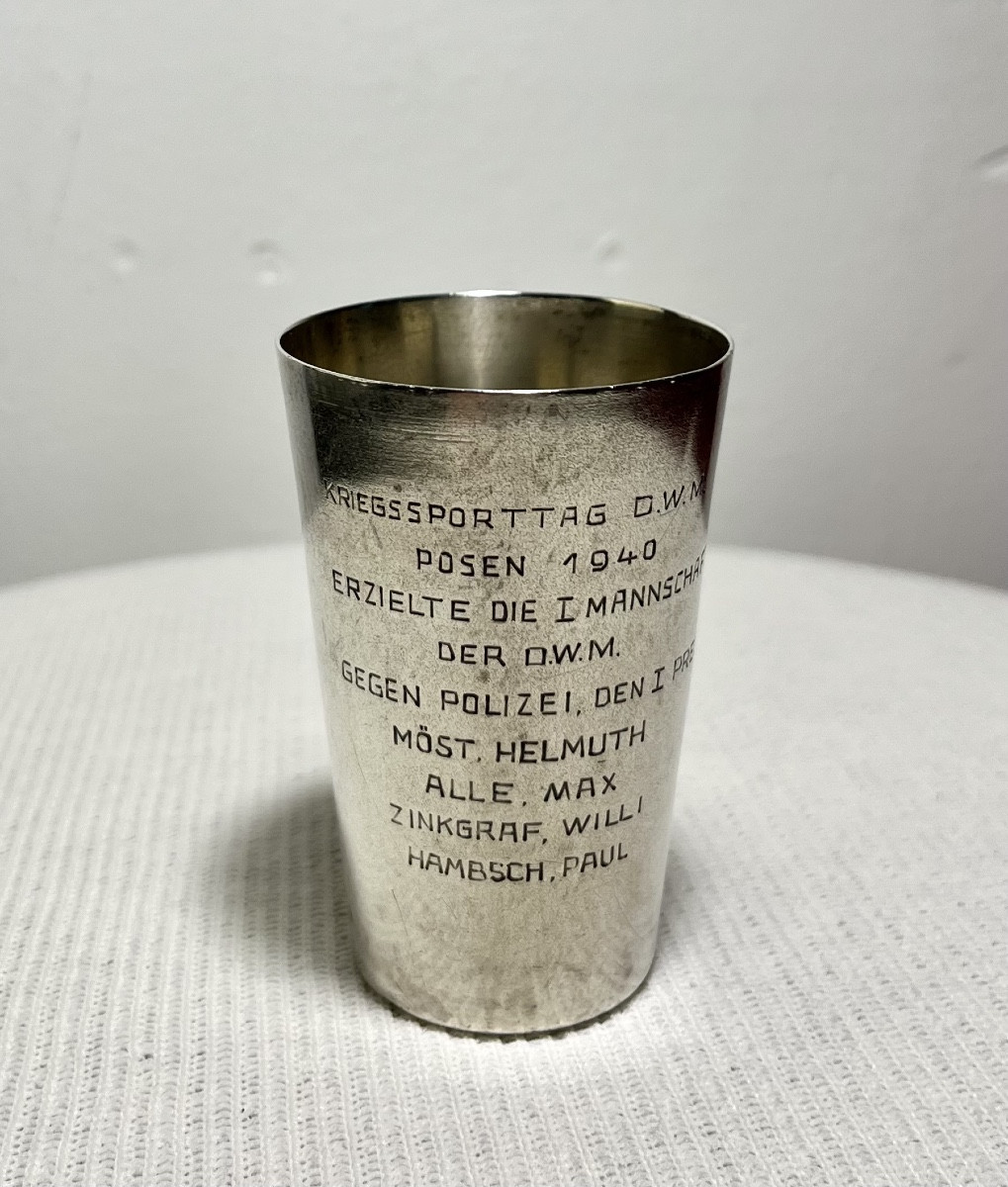 Timbal Allemande Argent Massif Années 40