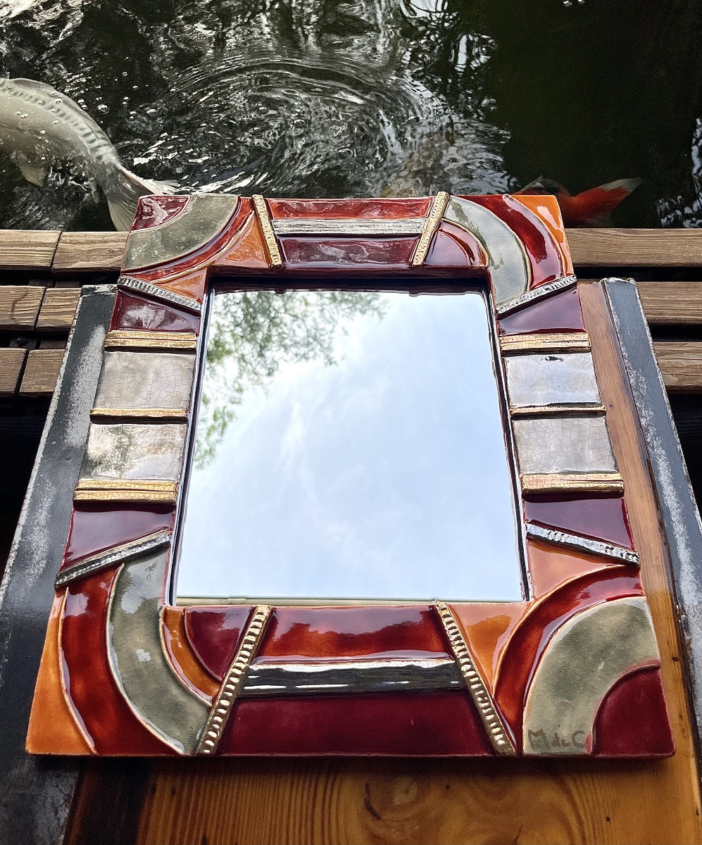 Miroir En Céramique Par Marion De Crécy-photo-3