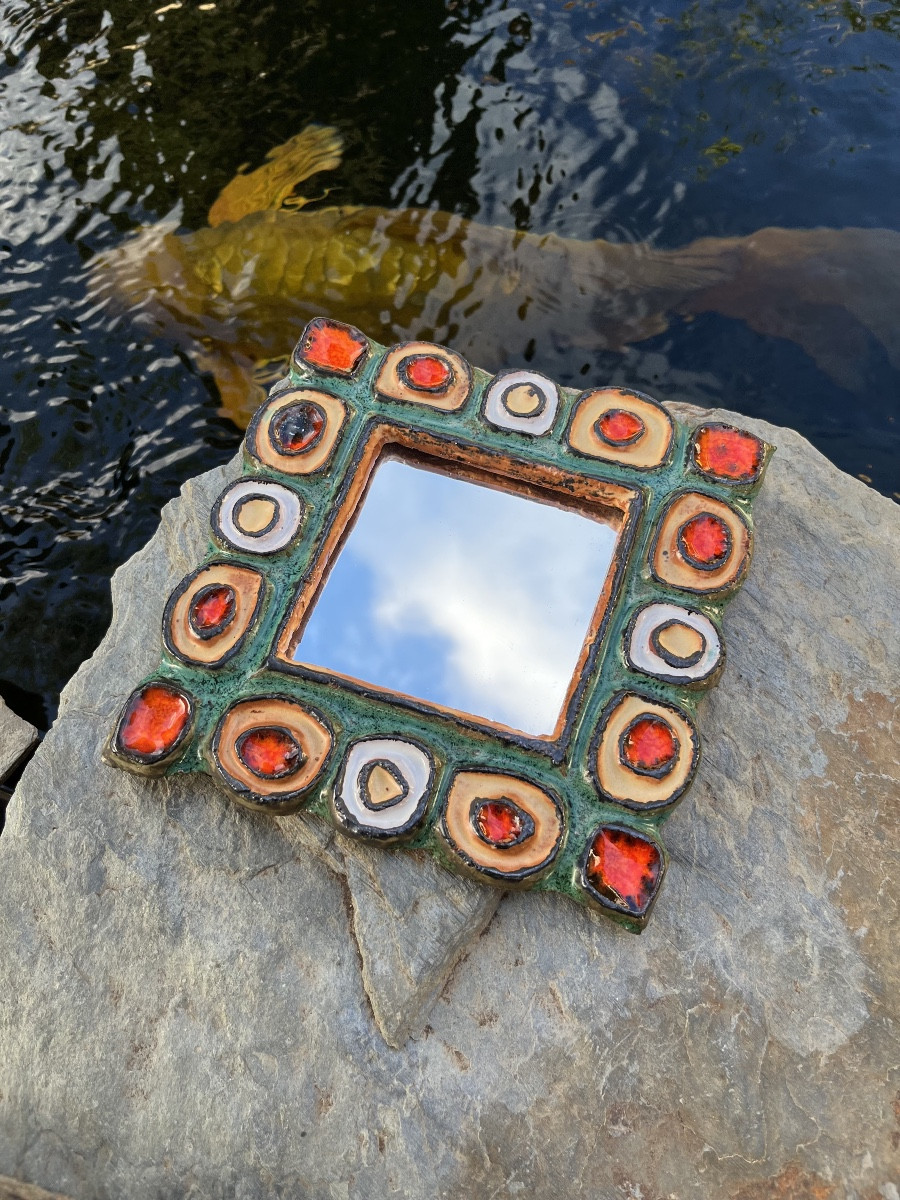 Ceramic Mirror - Roland Zobel, Cyclades, Anduze