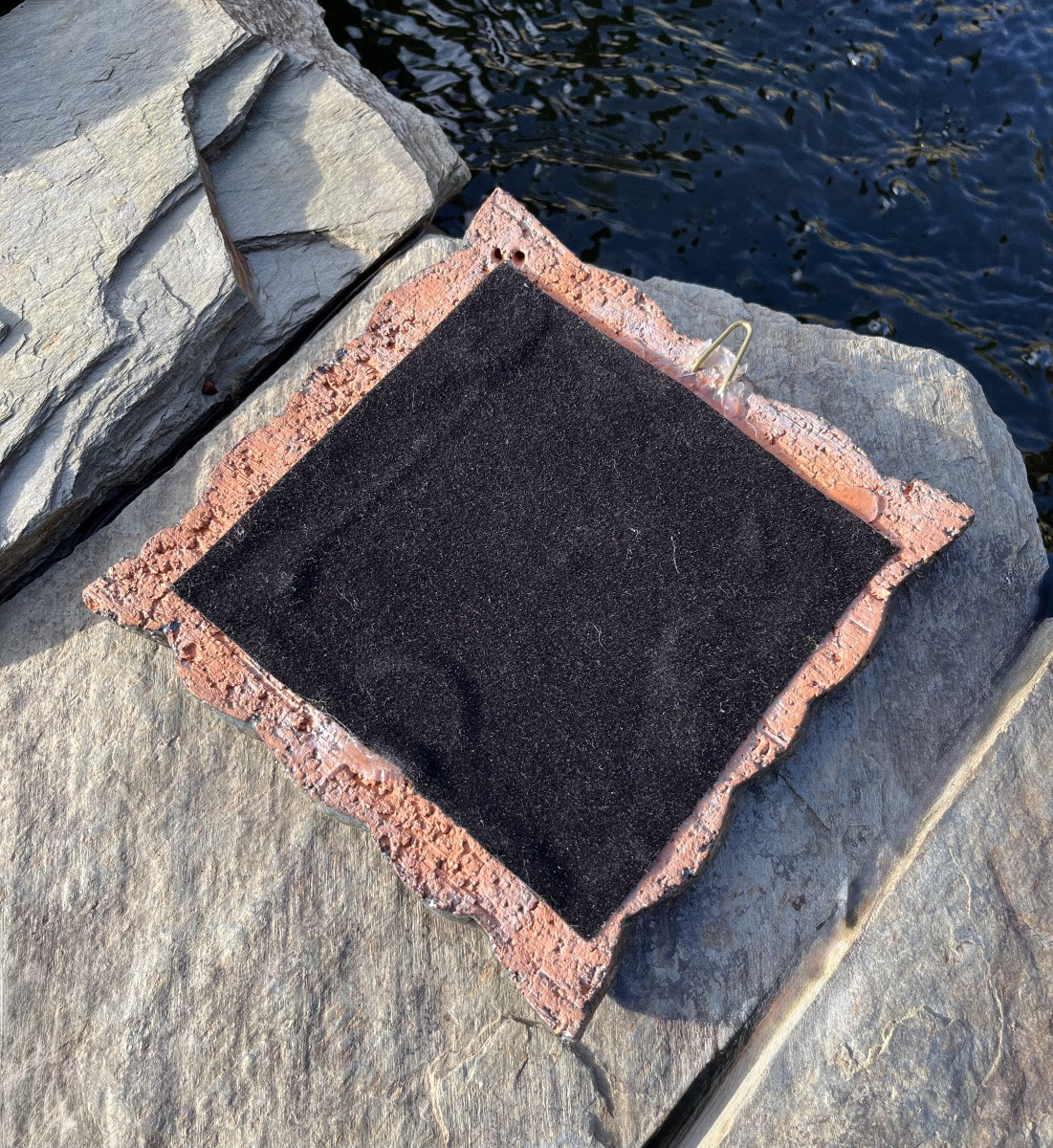 Miroir En Céramique - Roland Zobel Les Cyclades Anduze-photo-3