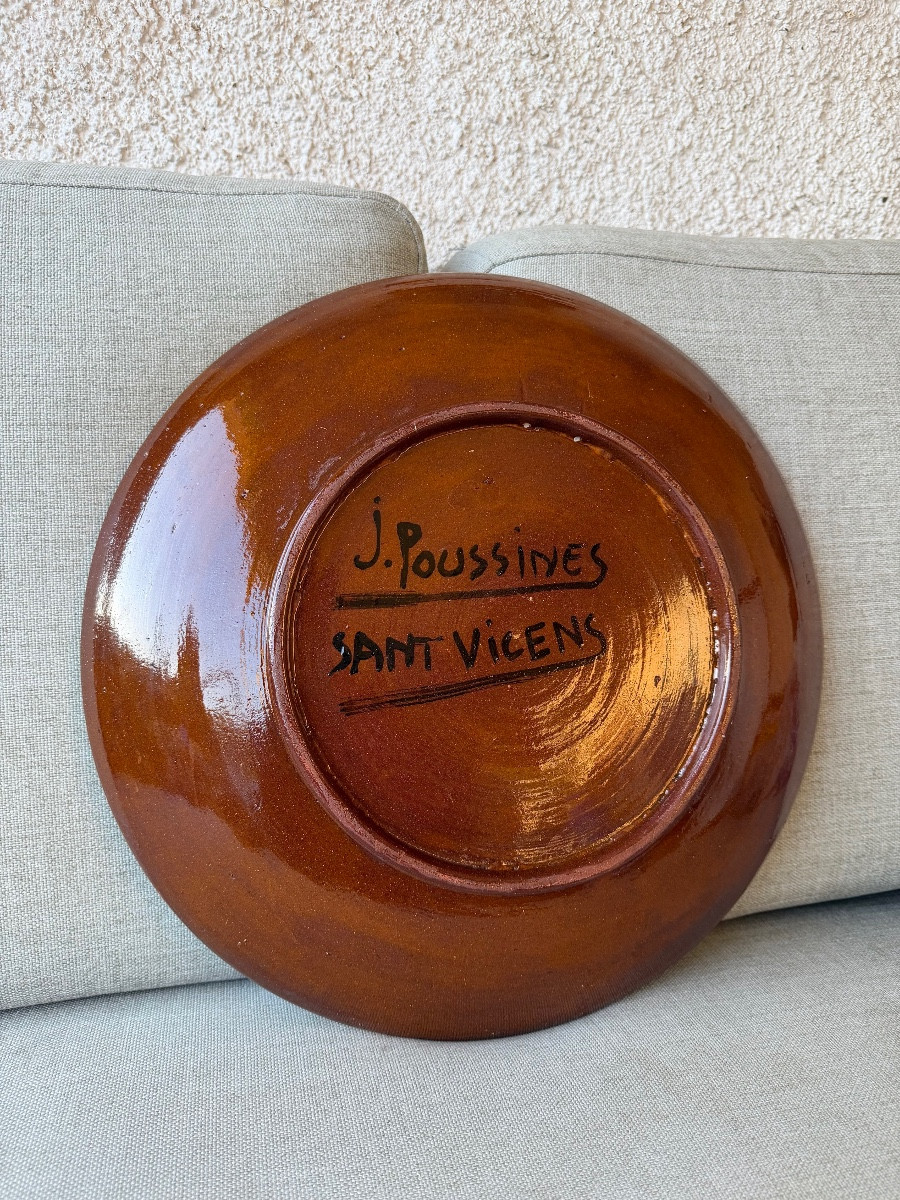 Grand Plat Jacques Poussines Atelier Sant Vicens-photo-2