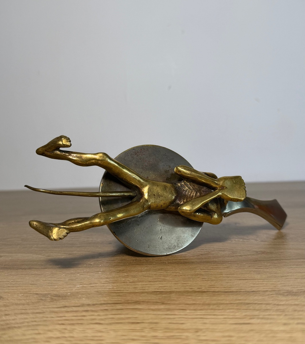 Devil Hand Candlestick 19th Century-photo-2