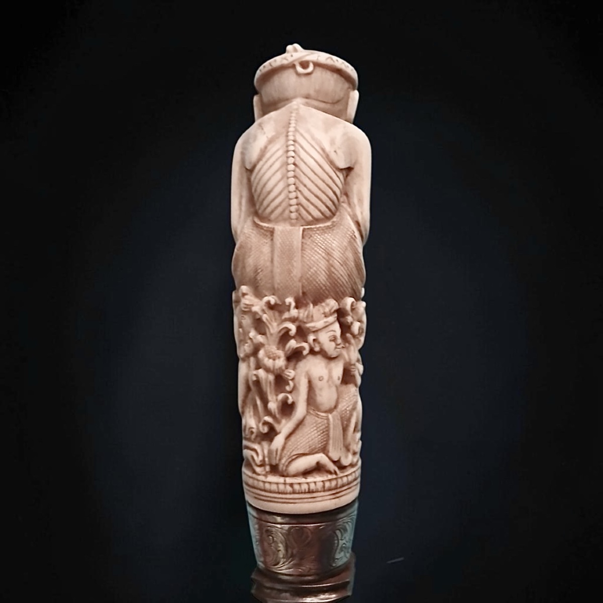 Couteau Bowie indien par Arnachellum de Salem - XIXe siècle-photo-4