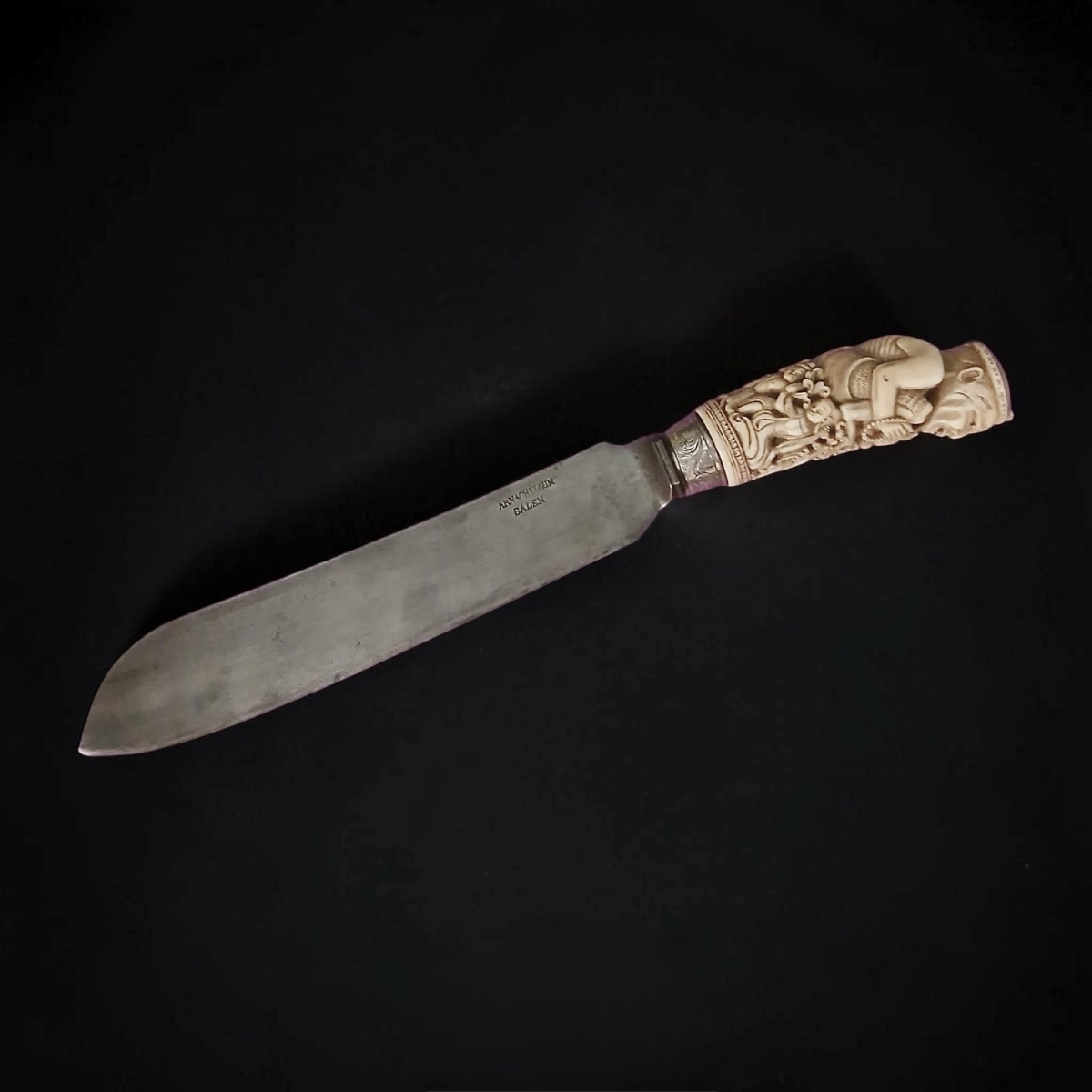 Couteau Bowie indien par Arnachellum de Salem - XIXe siècle