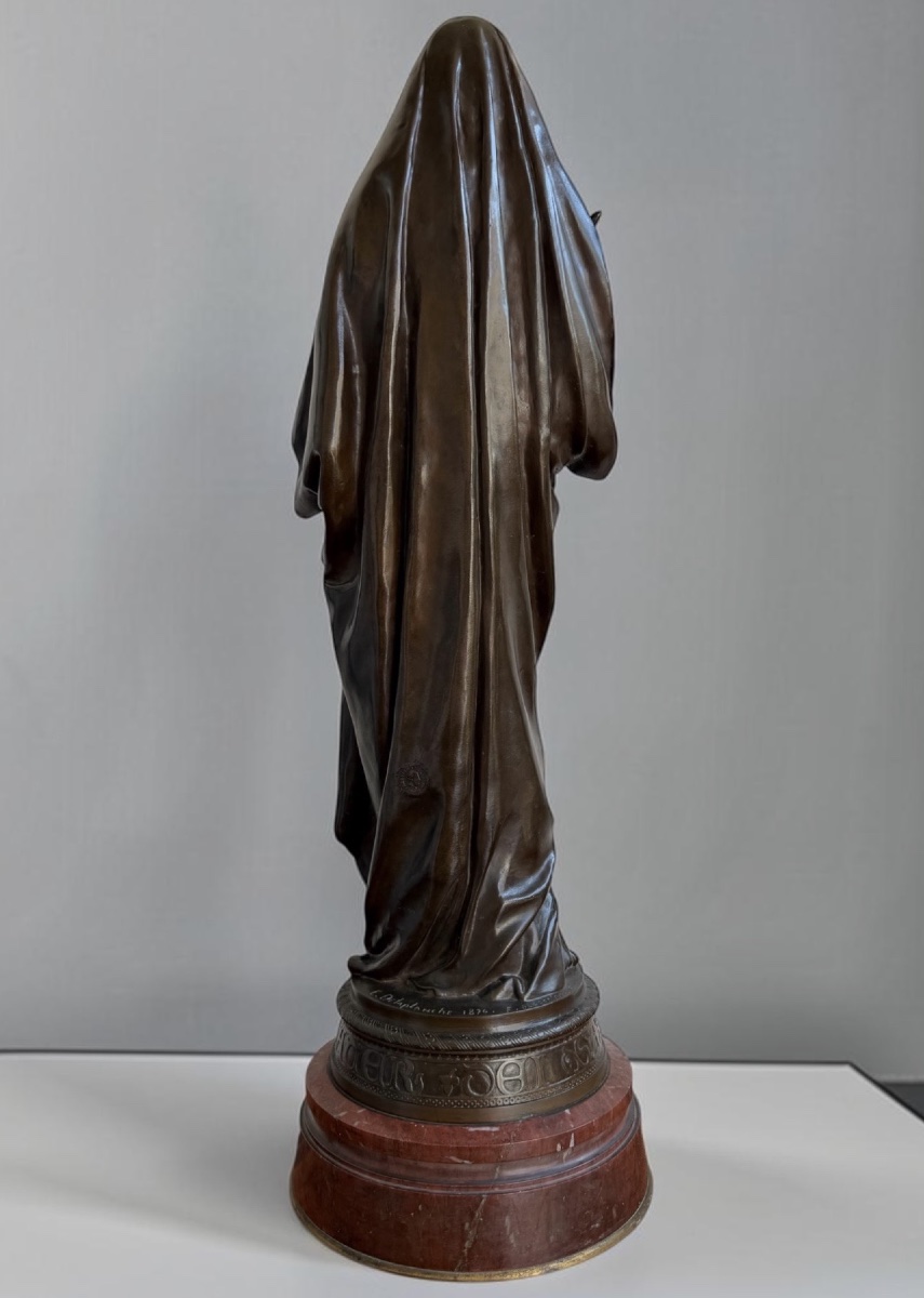 Eugène Delaplanche (1836–1891) - The Virgin With A Lily-photo-2