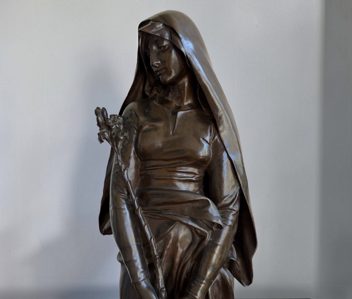 Eugène Delaplanche (1836–1891) - The Virgin With A Lily-photo-4