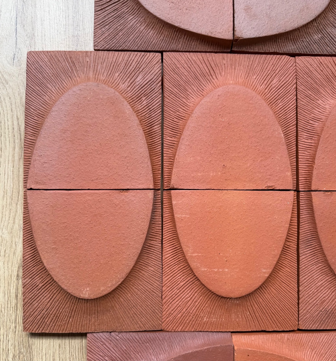 L'oeuf Study Center - Ceramic Wall Composition From The 1960s-photo-3