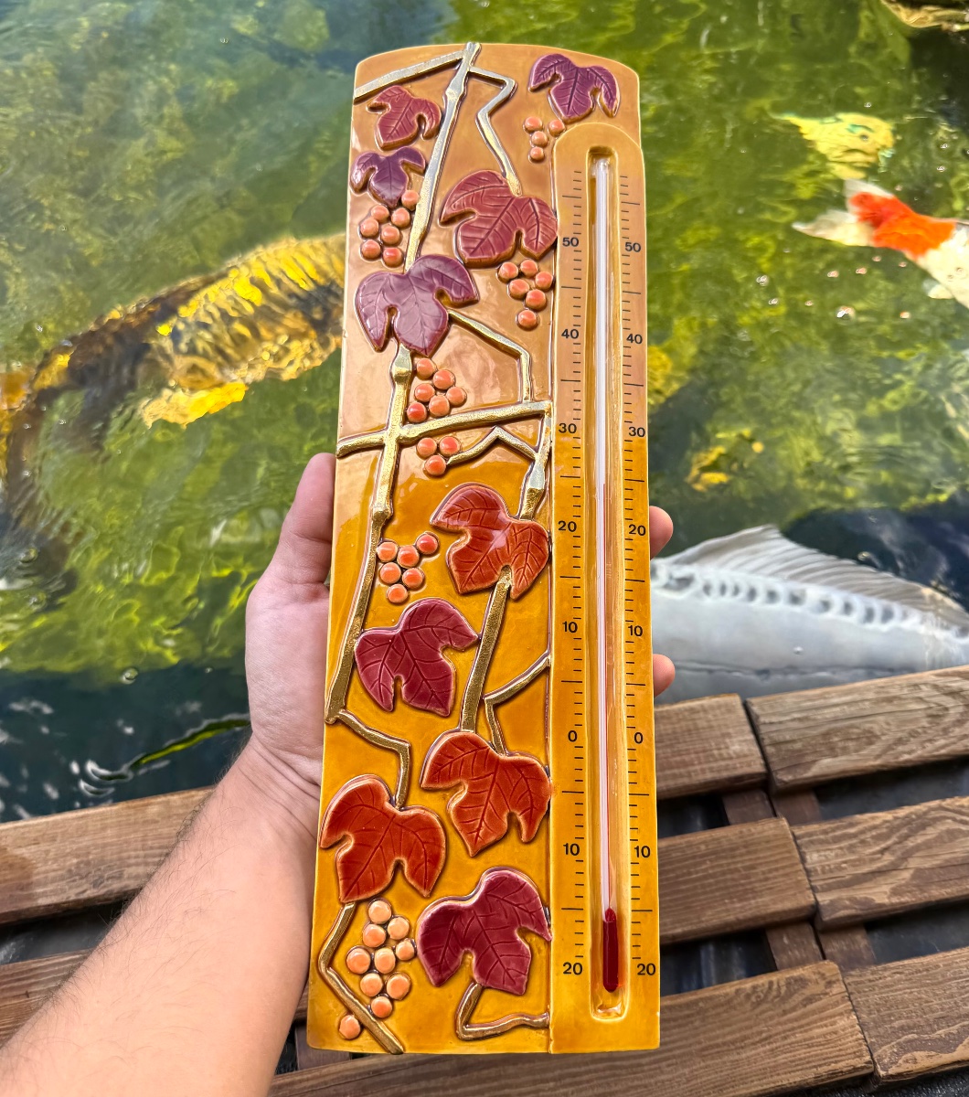 Ceramic Wall Thermometer - Marion De Crécy-photo-3