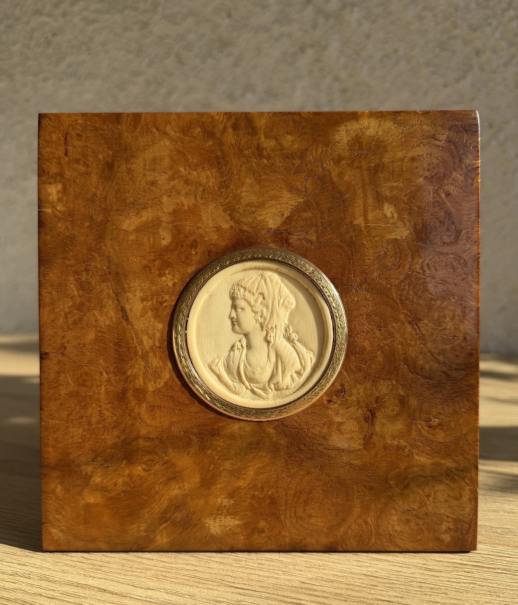19th-century Ivory Medallion 