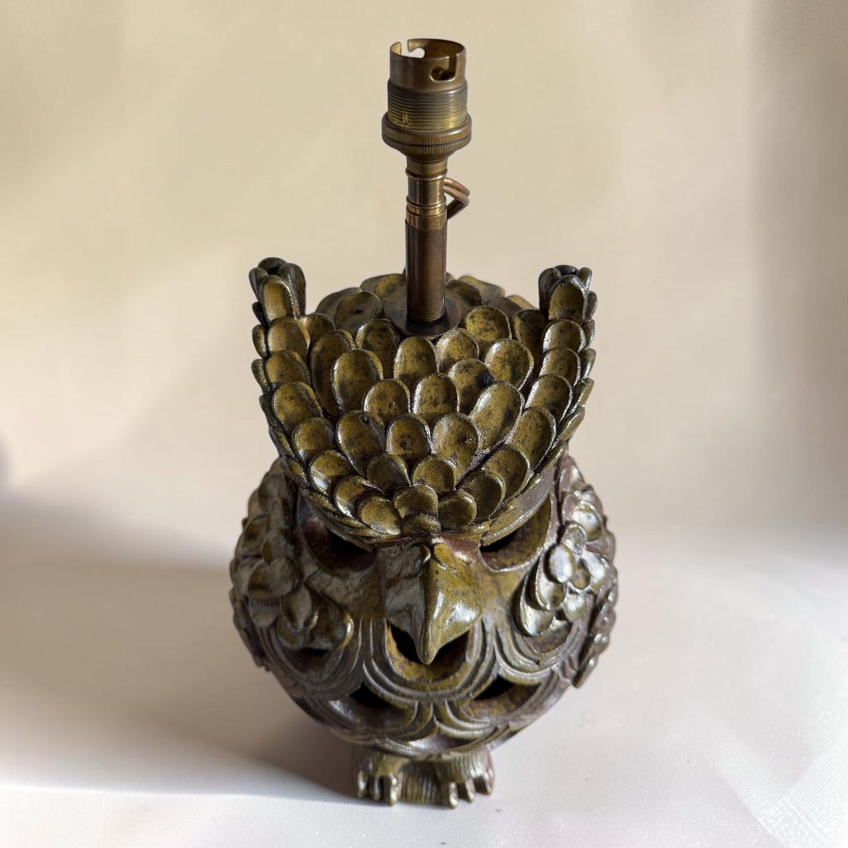 Lampe en céramique - Vallauris années 70 -photo-2