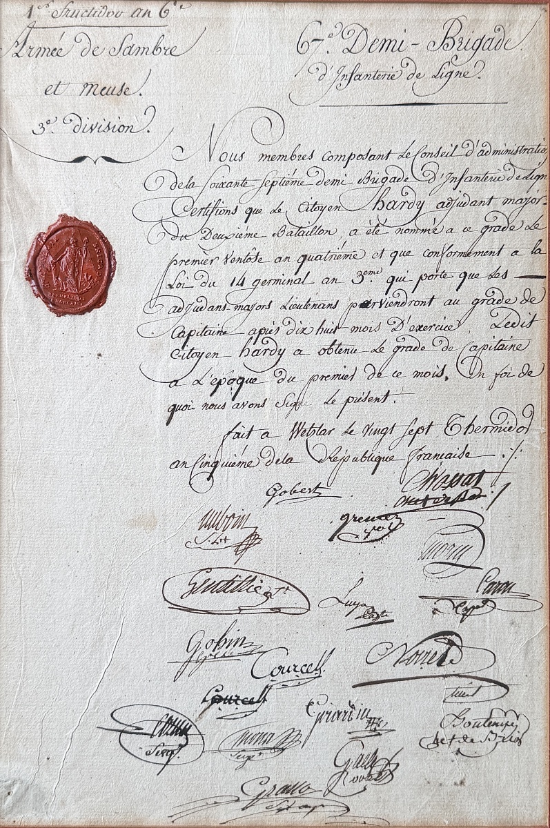 Military Certificate Of Appointment To The Rank Of Captain, 18th Series-photo-2