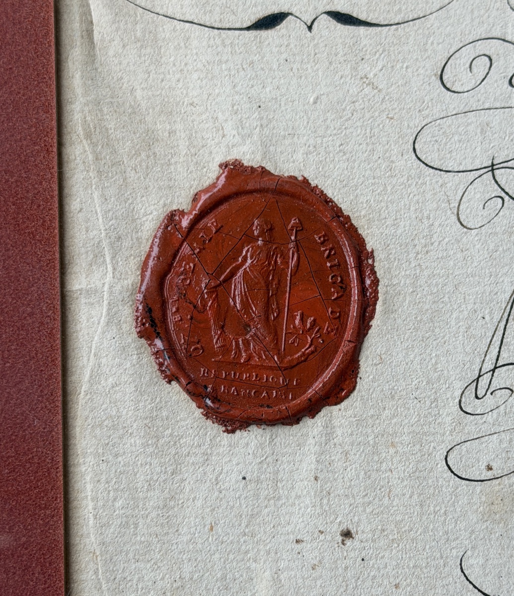 Military Certificate Of Appointment To The Rank Of Captain, 18th Series-photo-3