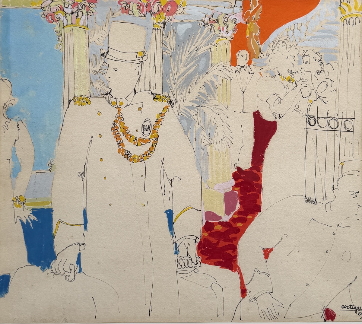 Scène de réception - Francesc Artigau Segui 1965-photo-2