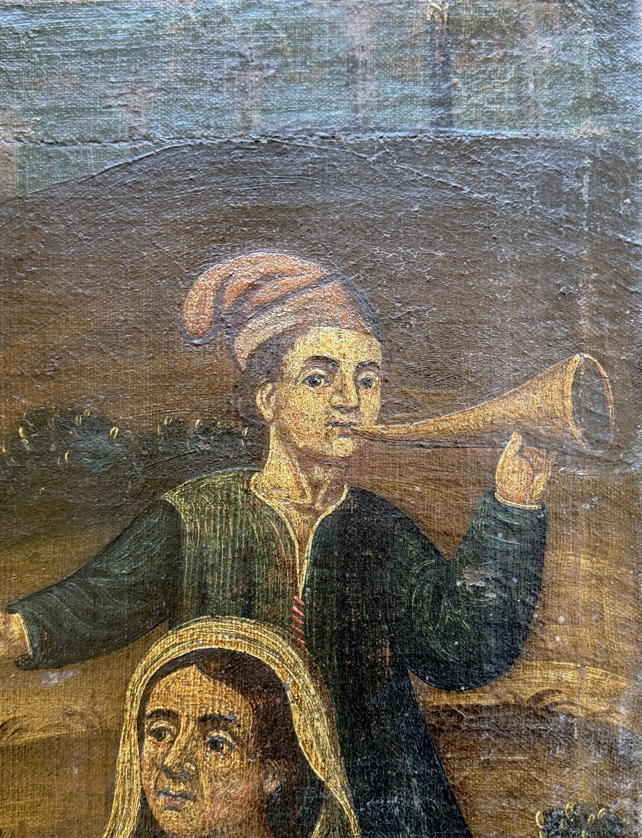 Veronica's Veil - 18th-century Oil On Canvas-photo-4