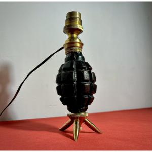 Souvenir Of A Poilu - Ww1 Grenade Lamp