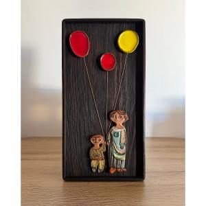 Panneau Mural En Céramique Par Roland Zobel Atelier Les Cyclades